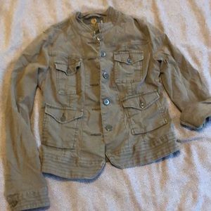 Lucky Brand military green jacket